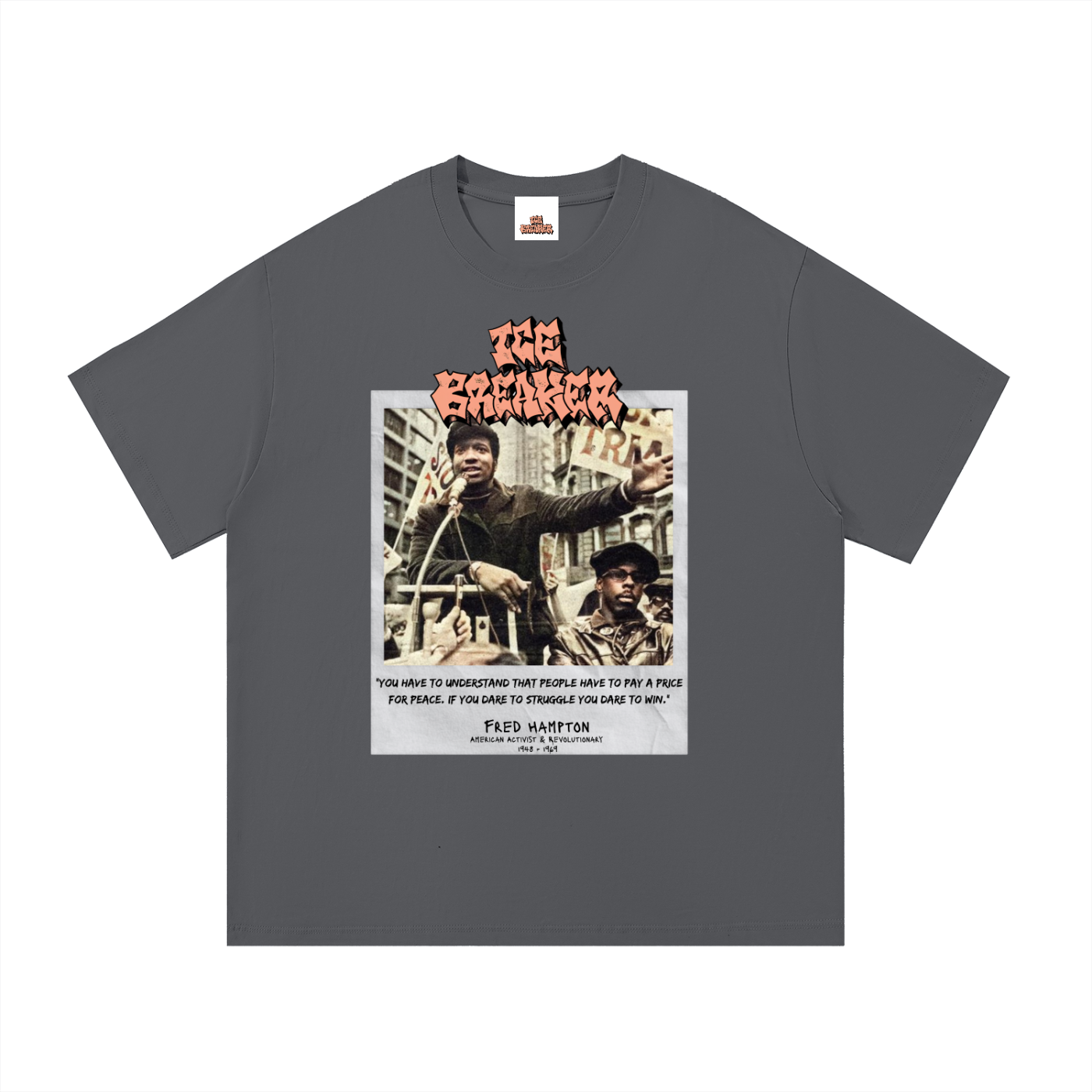 Fred Hampton Shirt Dark Grey