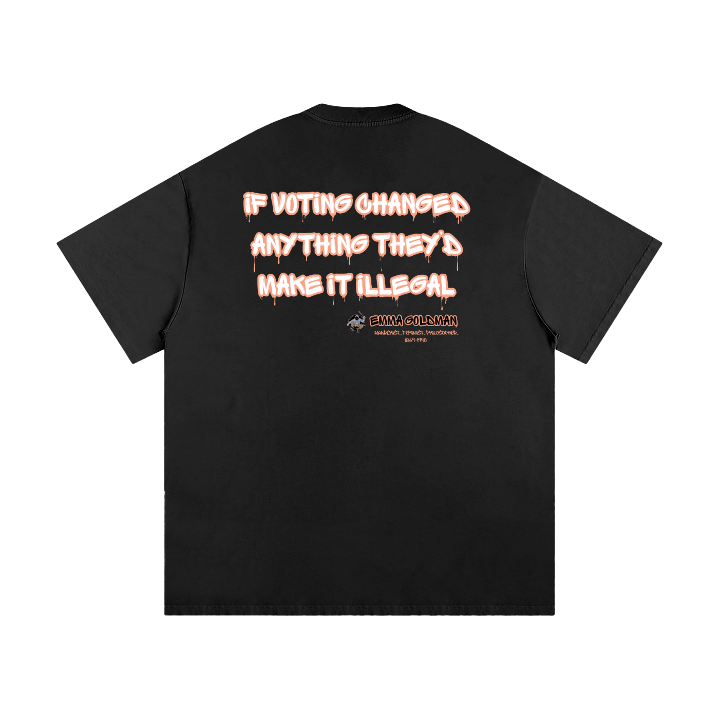 Emma Goldman Shirt Black